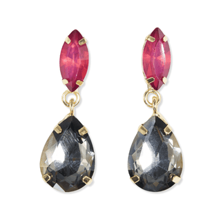 Lizzie Two Color Dangle Earrings - Bray and Em Boutique