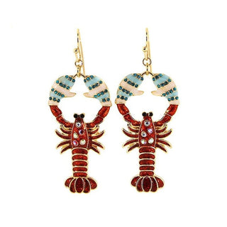Lobster Holiday Earrings - Bray and Em Boutique