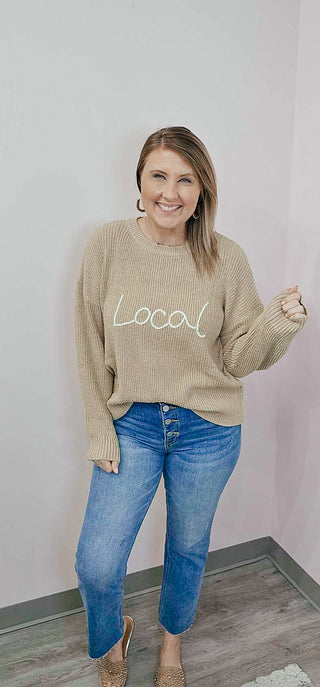 Local Pullover Knit Sweater - Bray and Em Boutique