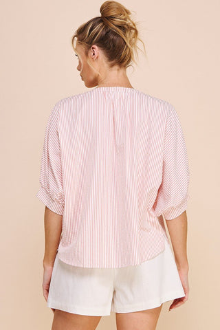 Looking Your Way Stripe Blouse - Bray and Em Boutique