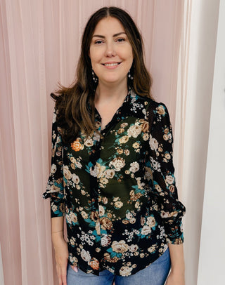 Love For Fashion Floral Blouse - Bray and Em Boutique