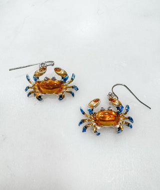 Love The Ocean Crab Hook Earrings - Bray and Em Boutique