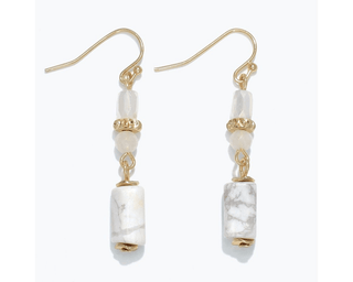 Lovely Chateau Stone Drop Earrings - Bray and Em Boutique