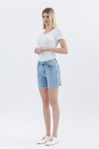 Lovervet After Hours Raw Hem Shorts - Bray and Em Boutique