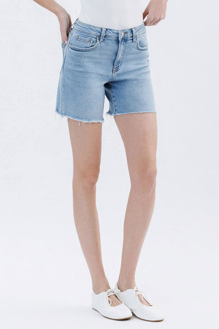 Lovervet After Hours Raw Hem Shorts - Bray and Em Boutique