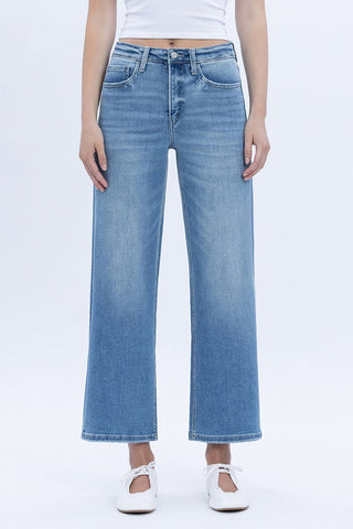 Lovervet Catalina Crop Wide Leg Jeans - Bray and Em Boutique