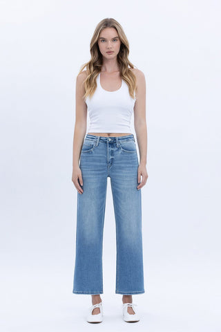 Lovervet Catalina Crop Wide Leg Jeans - Bray and Em Boutique