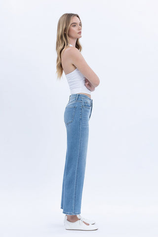 Lovervet Catalina Crop Wide Leg Jeans - Bray and Em Boutique