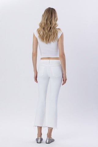 Lovervet Coastal Kick Crop Flare Jeans - Bray and Em Boutique