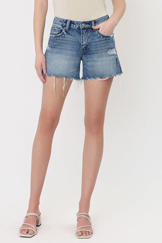 Lovervet Studded Edge Shorts - Bray and Em Boutique