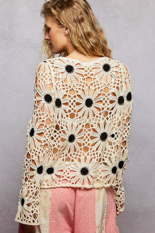 Lyric Fragments Crochet Top - Bray and Em Boutique