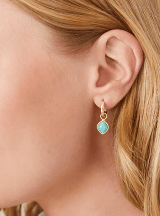 Maera Drop Hoop Earrings - Bray and Em Boutique