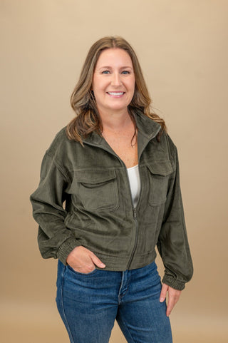 Making Moments Corduroy Jacket - Bray and Em Boutique