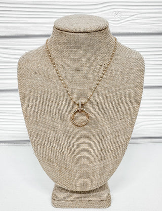 Making Promises Circle Pendant Necklace - Bray and Em Boutique
