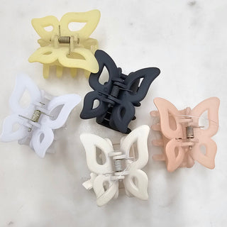 Matte Butterfly Claw Hair Clips - Bray and Em Boutique