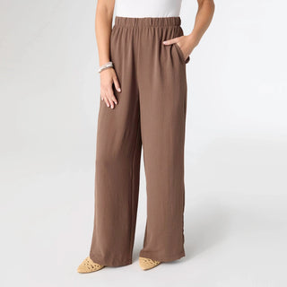 Maya Flowy Wide Leg Pant - Bray and Em Boutique