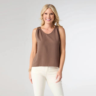 Maya Tank with Crochet Back Detail - Bray and Em Boutique