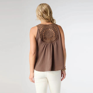 Maya Tank with Crochet Back Detail - Bray and Em Boutique