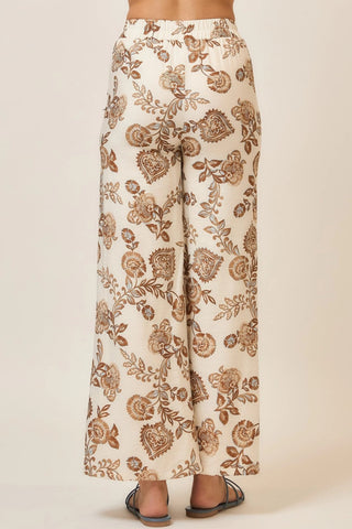 Meadow Stroll Wide Leg Pants - Bray and Em Boutique