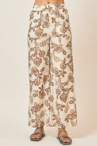 Meadow Stroll Wide Leg Pants - Bray and Em Boutique