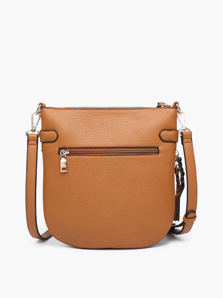 Esther Whipstitch Round Crossbody