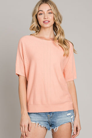 Meet At Sunset Sweater Top - Bray and Em Boutique