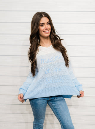 "Meet Me At The Beach" Sweater - Bray and Em Boutique
