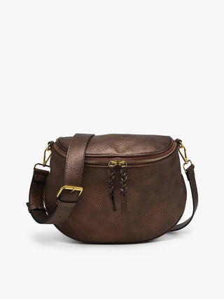 Megan Distressed Sling Bag | M2739 : Dark Olive - Bray and Em Boutique