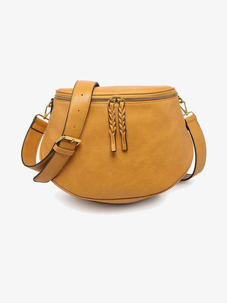 Megan Distressed Sling Bag | M2739 : Navy - Bray and Em Boutique