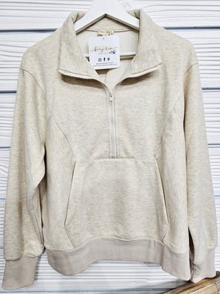 Mellow Moments Half Zip Top - Bray and Em Boutique