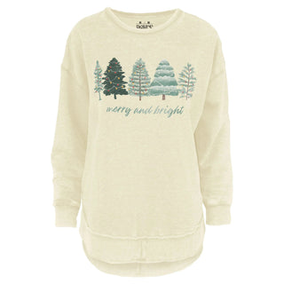 Merry And Bright Tree Print Sweatshirt - Bray and Em Boutique