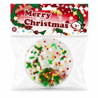 Merry & Bright Christmas Confetti Squish Ball - Bray and Em Boutique
