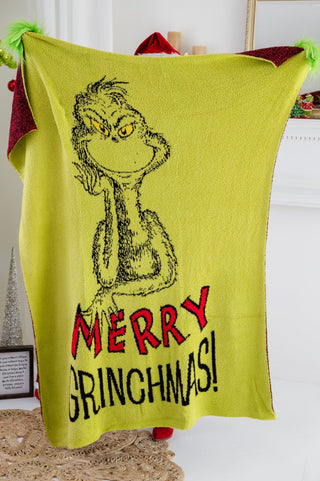 Merry Grinchmas Soft Blanket - Bray and Em Boutique