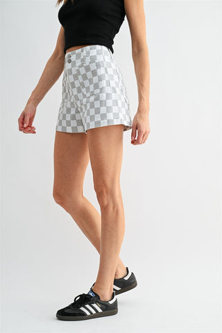 MICA Checkmate Chick Shorts - Bray and Em Boutique