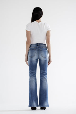 MICA: Collective Choice HR Relaxed Flare Jeans - Bray and Em Boutique