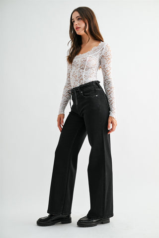 MICA DENIM: After Dark Wide Leg Jeans - Bray and Em Boutique