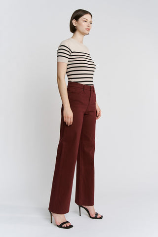 MICA DENIM: Color Crush Wide Leg Jeans - Bray and Em Boutique