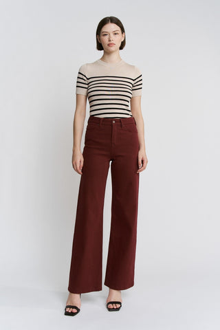 MICA DENIM: Color Crush Wide Leg Jeans - Bray and Em Boutique