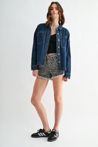 MICA Everyday Cool Hi Low Shacket - Bray and Em Boutique