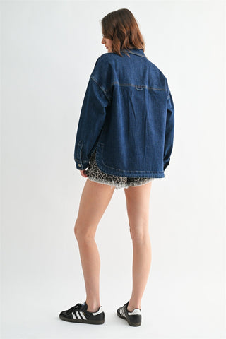 MICA Everyday Cool Hi Low Shacket - Bray and Em Boutique