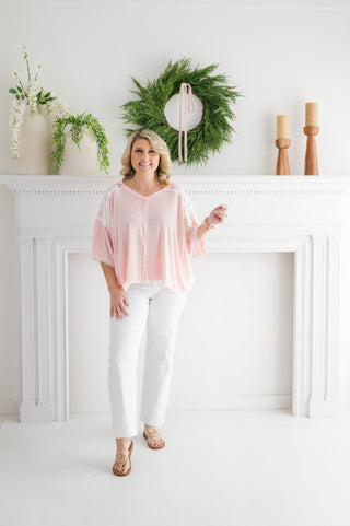 MICA HR Polished And Pearl Cuffed Jeans - Bray and Em Boutique