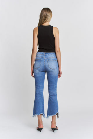 MICA HR Starting The Week Crop Jeans - Bray and Em Boutique