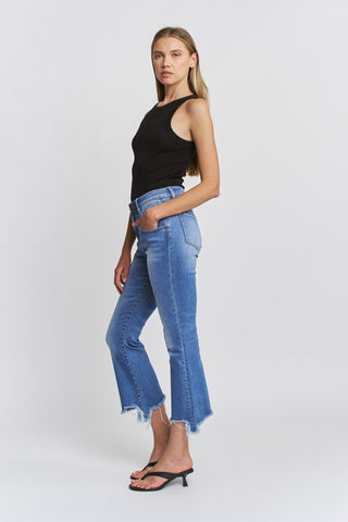 MICA HR Starting The Week Crop Jeans - Bray and Em Boutique