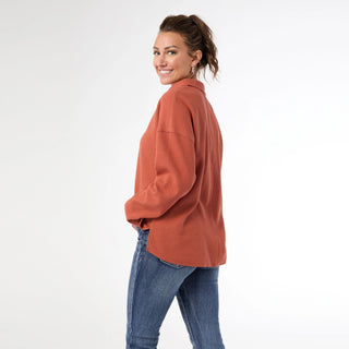 Michela Long Sleeve V - Neck Top - Bray and Em Boutique