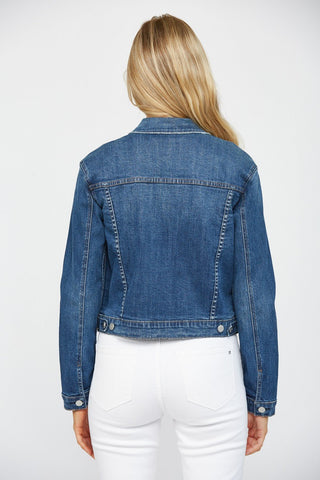 Midnight Classic Denim Jacket - Bray and Em Boutique