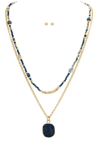 Midnight Tides Layered Necklace Set - Bray and Em Boutique