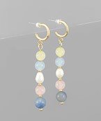 Miss You Bead Drop Earrings - Bray and Em Boutique