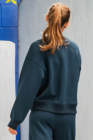 Modal Scuba Luxe Crew Neck Top - Bray and Em Boutique
