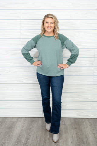 Modern Twist Jacquard Top - Bray and Em Boutique