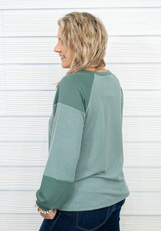 Modern Twist Jacquard Top - Bray and Em Boutique